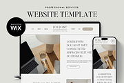 Wix Website Template for Services, a Wix Template by Ton Rêve Design Studio (Thumbnail 1 of 6)