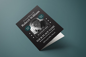 Funeral Program, an Invitation Template by graphicook