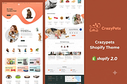 Crazy Pets - Pets Shop Shopify Theme, a Shopify Template by ThemesRain (Thumbnail 2 of 3)