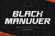 Black Manuver, a Serif Font by agnyhasyastudio (Thumbnail 1 of 10)