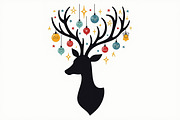 Deer Silhouette Vector Bundle, an Illustration by abu67222 (Thumbnail 3 of 7)