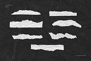 65 Crumpled Ripped Paper Pieces, a Texture Graphic by Ksuview (Thumbnail 10 of 14)