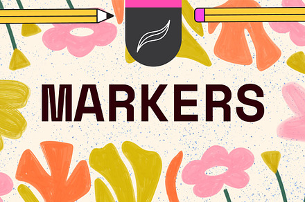 Procreate Markers Brush Set 12-Pack