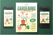 Gardening Service Flyer Set, a Flyer Template by Annora Studio (Thumbnail 5 of 6)