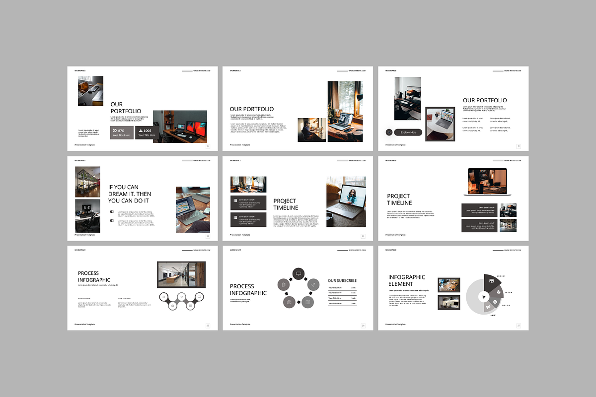 Workspace Google Slide Template, a Presentation Template by Spesifikstd (Photo 6 of 7)