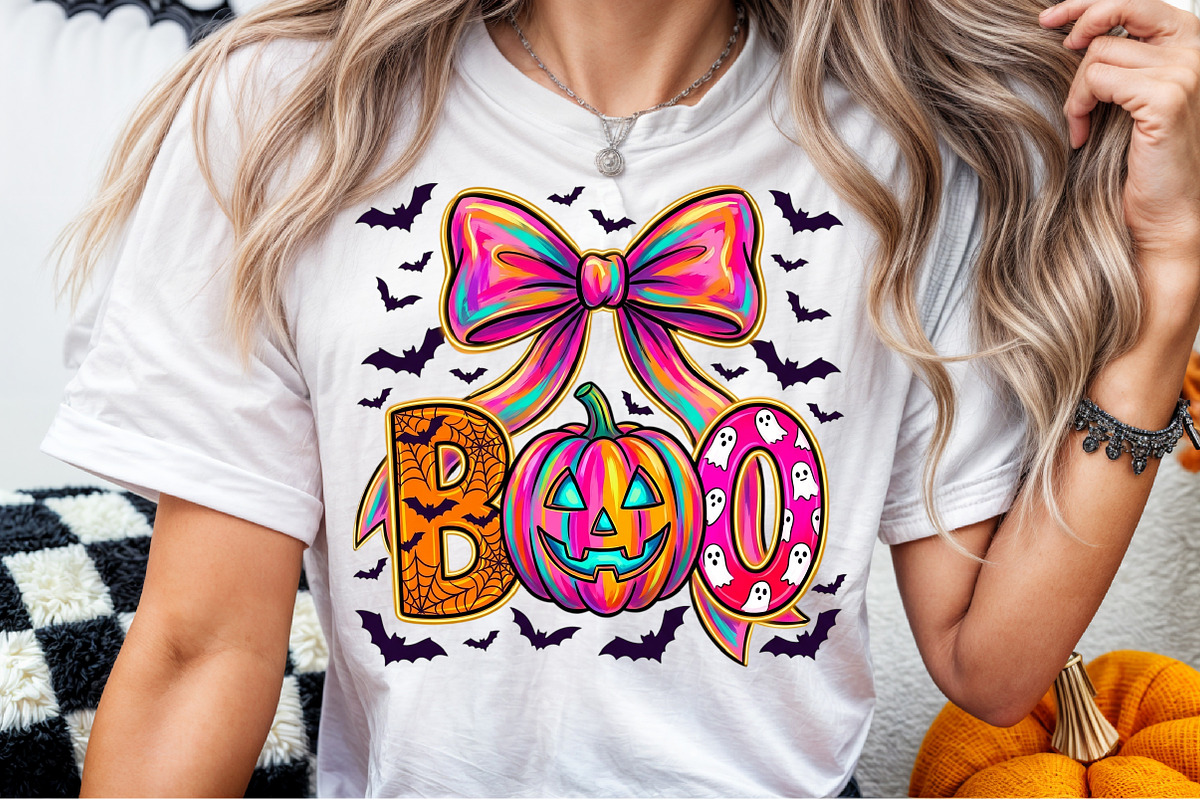 Halloween Boo PNG Coquette Pumpkin, a Work Illustration by Sublimation Artist (Photo 6 of 9)