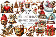 Leopard Christmas Clipart, a Graphic by designcity5 (Thumbnail 1 of 5)