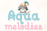 Aqua Melodies - Handwriting, a Handwritten Font by Charmingbear59.design (Thumbnail 1 of 5)