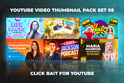 Youtube Thumbnails Set 8, a Social Media Template by PremadePixels.com (Thumbnail 1 of 2)