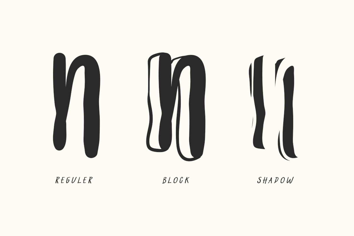 Nine to Five Fonts, a Sans Serif Font by giemons™ (Photo 5 of 8)
