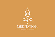Simply Yoga Pilates Meditation Logo, a Branding & Logo Template by Signatoro (Thumbnail 3 of 3)