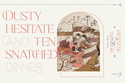 Qene-G - Duo Serif & Signature, a Serif Font by Balibilly Design (Thumbnail 5 of 15)