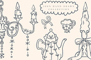 Coquette Christmas whimsical clipart, an Object Graphic by Cute Atelier (Thumbnail 9 of 14)