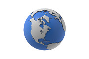 Earth low poly simple design cartoon, an Environmental 3D Model by CGTech (Thumbnail 15 of 24)