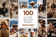 Luxury Melanin Woman Stock Photos, a Person Photo by Selenique Studio (Thumbnail 1 of 12)