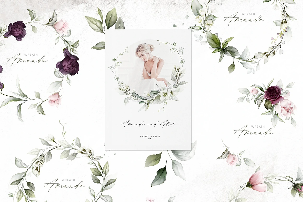 1K+ Belle Watercolor Floral Bundle, an Illustration by Karma (Photo 37 of 54)
