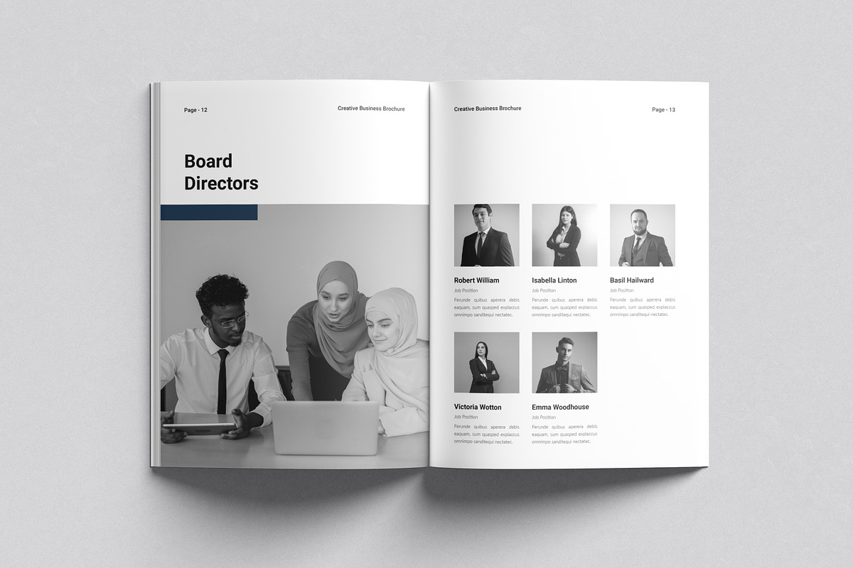 Business Brochure Template, a Brochure Template by DesignCrest (Photo 7 of 13)
