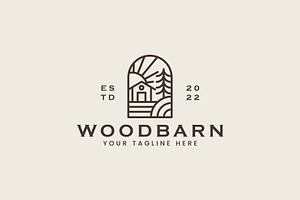 Woodbarn Logo Template