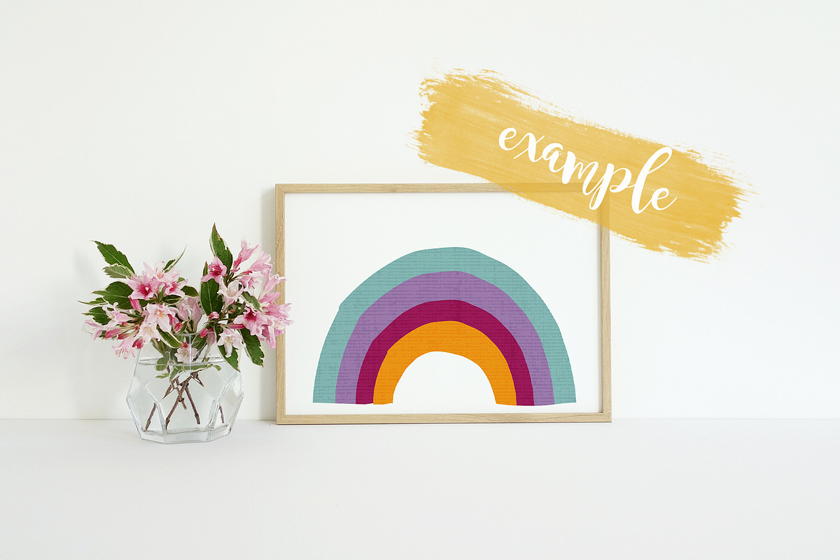 Spring Frame Mockup Bundle, A4 Frame, a Print Template by YOYO Photo (Photo 8 of 10)