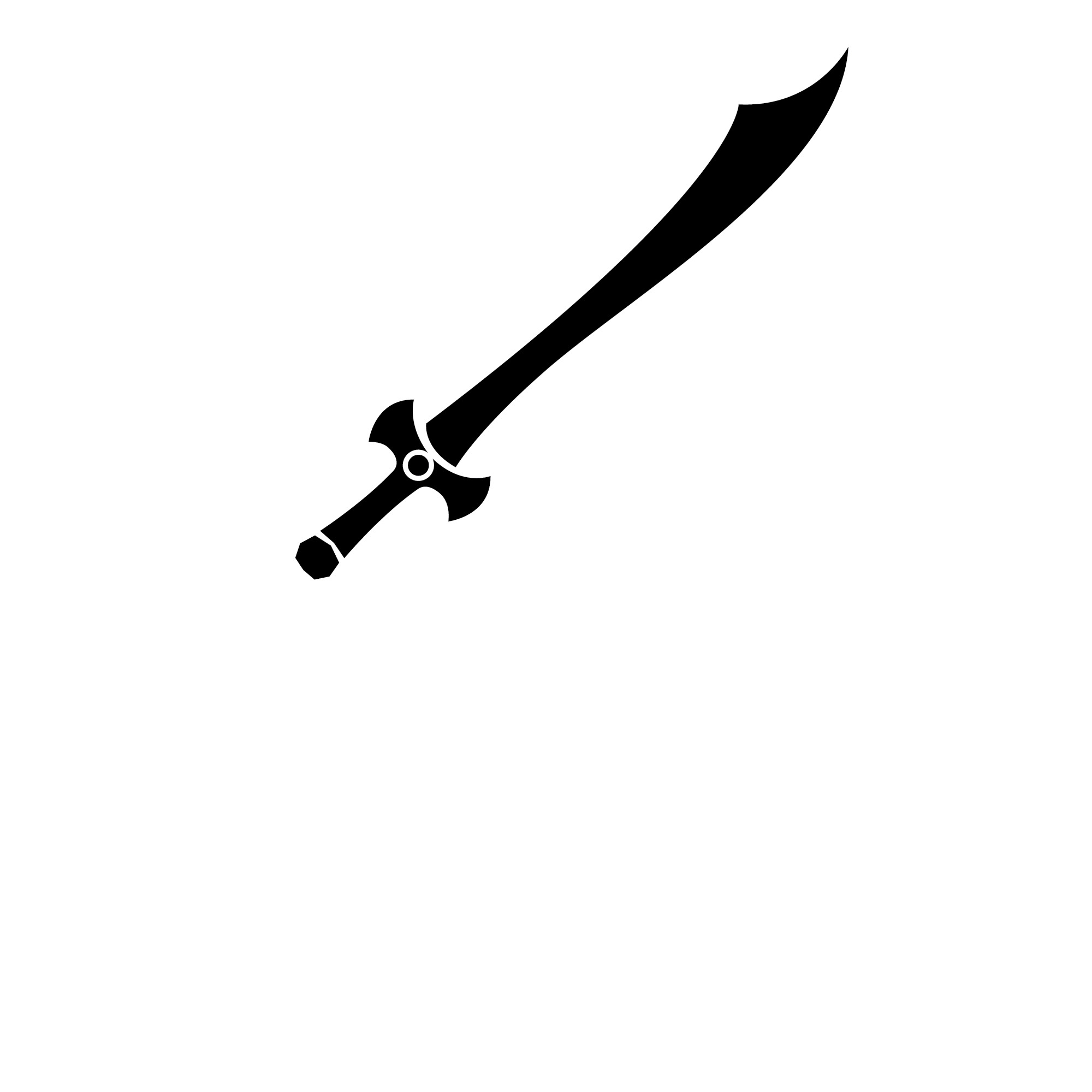 Sword game item vector symbol logo, a Branding & Logo Template by ...