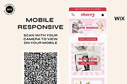 Wix Template Pink Cherry, a Wix Template by The Pixel Palace (Thumbnail 5 of 9)