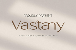 Vastany A Stylish Sans Serif