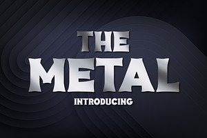 The Metal Font