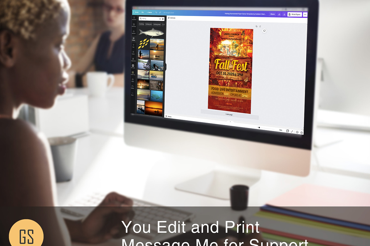 Fall Festival Canva Flyer Template, a Flyer Template by Godserv Designs (Photo 15 of 15)