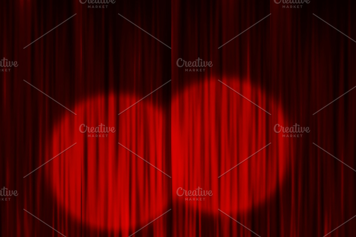 Curtain Stage Background preview 3