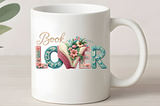 Book Lover Floral Reading PNG, a Graphic by Ink Gallery (Thumbnail 3 of 5)