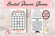 Bridal Shower Games Printable PNG, a Stationery Template by Pixels N Bows (Thumbnail 1 of 3)