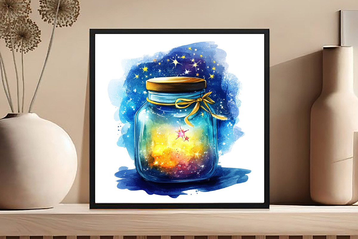 Dreamy Watercolor Creations Clipart, an Illustration by DreamCafeArt (Photo 5 of 6)