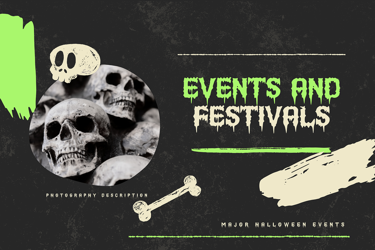 Barth Gone - Halloween Font, a Handwritten Font by BearyType Studio (Photo 6 of 7)
