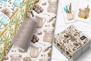 Baking Watercolor Set, a Food Illustration by BarvArt (Thumbnail 11 of 16)