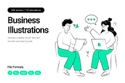 Business Illustrations Bundle, a Finance Illustration by Brickclay (Thumbnail 1 of 19)