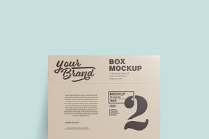 Delivery Box Mockup