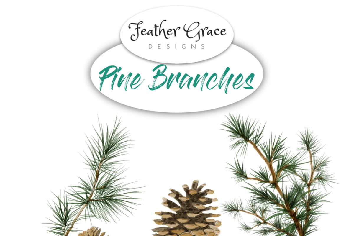 Pine Branches, an Illustration by Feather Grace Designs (Photo 4 of 6)