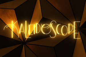 New Year Deco: Art Deco Festive Font