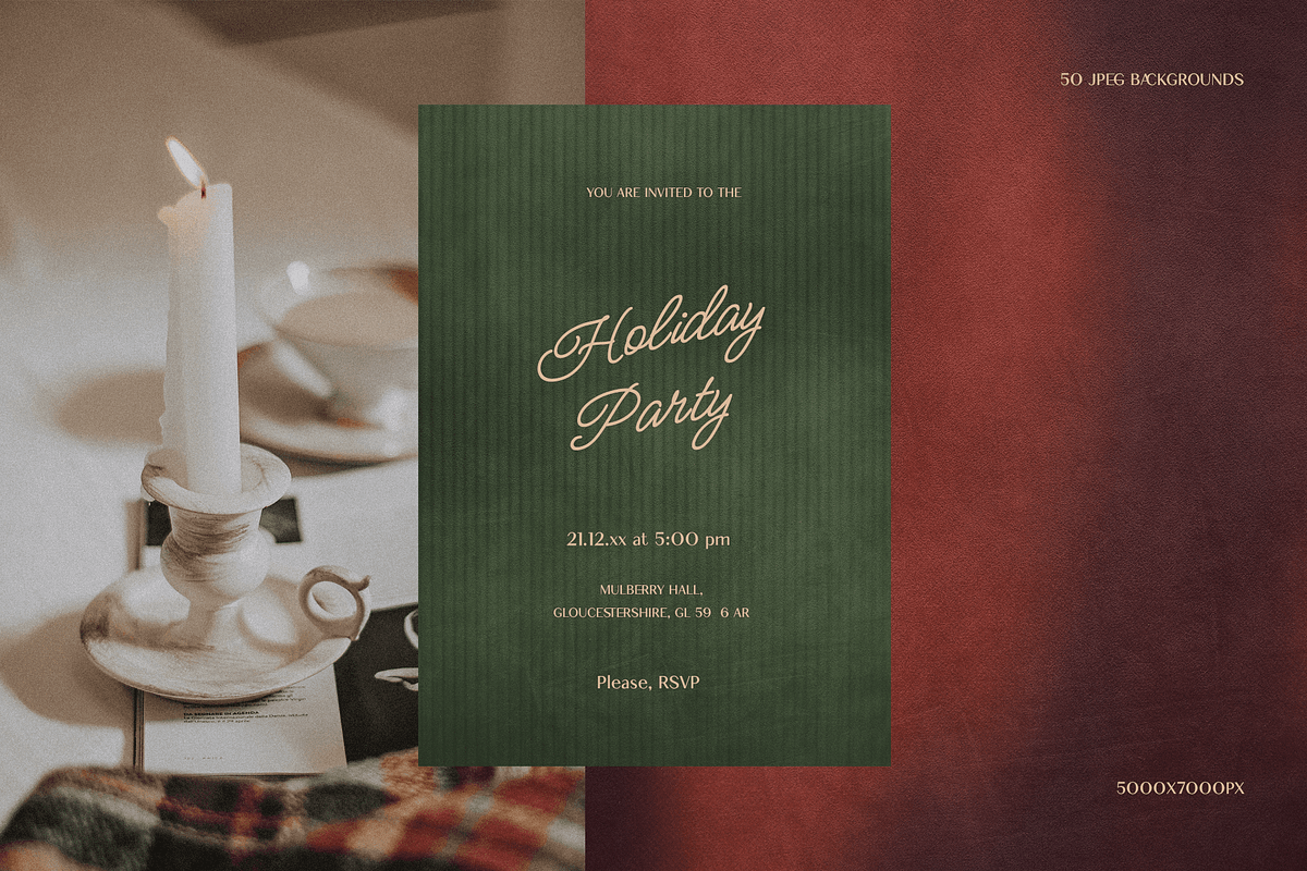 Christmas Velvet & Felt —backgrounds, a Background Graphic by DigARTbyHavroshka (Photo 3 of 9)