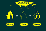 Gabret Street, a Handwritten Font by asfgraphics (Thumbnail 2 of 7)