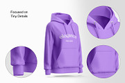 Woman's Hoodie Mockup, a Hoody Mockup by RamStudio2 (Thumbnail 7 of 10)