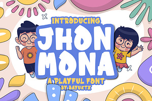 Jhon Mona – Playful Display Font
