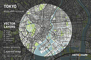 Tokyo Map – Regular / Regular, an Illustration by MetroMaps (Thumbnail 1 of 3)