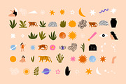 Moon Tiger Playful Graphics Bundle, an Illustration by Katerina Osa (Thumbnail 12 of 13)