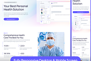 Doctor+ Health Care Website UI Kit, an UI Kit Template by Moni Studio (Thumbnail 5 of 6)