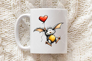 Funny Valentine Animals Clipart, an Illustration by OK Design (Thumbnail 6 of 6)