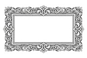 Vintage Rectangle Frame SVG Bundle, an Illustration by Designs_River (Thumbnail 21 of 31)