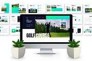 Golf Course - Sport Google Slide, a Presentation Template by Deepslide Studio (Thumbnail 5 of 6)