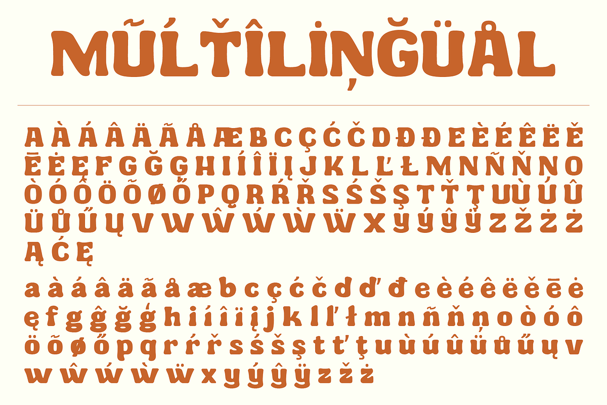 Chewbite - Bold Chubby Display Font, a Sans Serif Font by Pokal Studio (Photo 13 of 13)