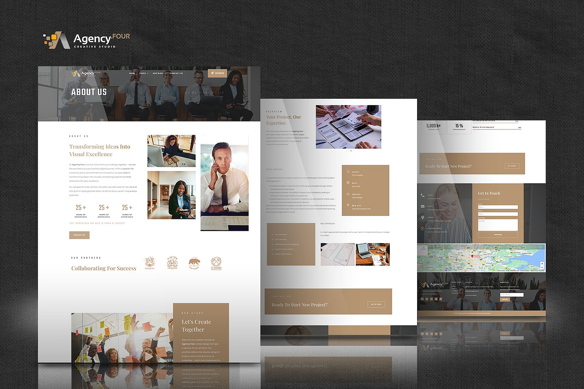 Agency Four - Elementor Pro Kit, a Websites & App Template by Select Agency Designs (Photo 7 of 8)